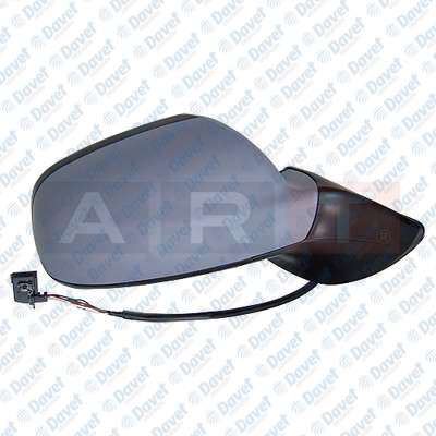 ART M012.2144 Dis Dikiz Aynasi Elektrikli Isitmali Astarli Sol Peugeot 407 04-